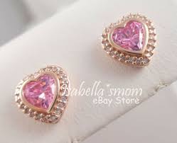 Filter products filter categories hoop earrings stud earrings dangle earrings silver earrings pandora me micro studs. Sparkling Love Pandora Rose Gold Plated Pink Hearts Earring Studs 280568pcz New Pink Heart Earrings Pandora Earrings Heart Earrings Studs