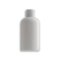 2oz (60mL) PET White Boston Round Bottles