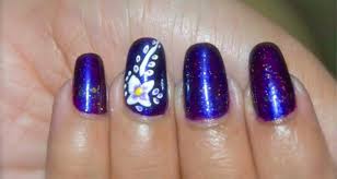 This is a simple nail art created using double colours. 23 Purple Nail Art Designs Ideas Design Trends Premium Psd Vector Downloads