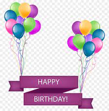 Free Png Download Happy Birthday Banner With Balloons Transparent Png Images Background Png Happy Birthday Png Birthday Banner Background Happy Birthday Frame