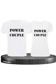 40 of the best power couples. Power Couple Im Partnerlook Tshirt Set