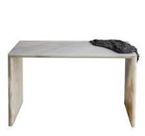 SSC106 White Onyx Console