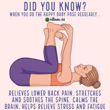 Do You Do This Pose Precautions Should Be Taken When Doing Happy Baby Or Dead Bug Especially If You Suffer From A Happy Baby Pose Health Fitness Yoga Fitness