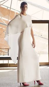 See more ideas about carla zampatti, fashion, dresses. Carla Zampatti Pearl Crepe Caped Column Gown Preloved Wedding Dress Save 65 Stillwhite