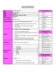 2 English Year 5 3 1 2020 Docx Daily Lesson Plan Pak21 English Language Year 5 Date Time Class Focus Theme Topic Content Standard 3 1 2019 Thursday Course Hero