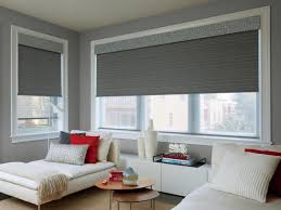 These Designer Roller Shades In Color Pegasus Have A Modern Feel And Can Add A Window Treatments Living Room Living Room Windows Modern Apartment Living Room
