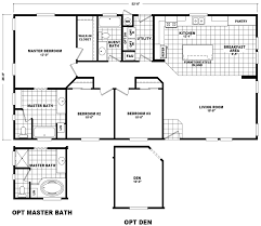 This is a fabulous contemporary ranch styled house plan with three bedrooms and 3.5 baths. Double Wide Floor Plans The Home Outlet Az