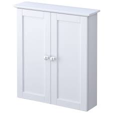 Single door bathroom wall cabinets white mounted cupboard mdf storage unit. Bathroom Wall Cabinets White Cabinet Chasseur