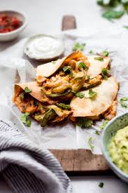 Crispy Baked Chicken Quesadillas Recipe Little Spice Jar Recipe Chicken Quesadilla Recipe Crispy Baked Chicken Chicken Quesadillas