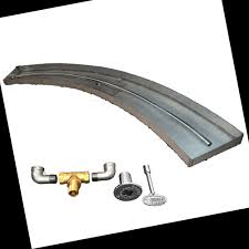 Gas fire pit kits find the right gas fire pit kit for you match light. 72 Curved Fire Pit Kit Flame Creation