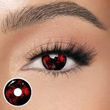 Image result for black sclera contacts