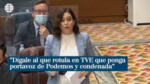 Jul 02, 2021 · el portavoz del grupo municipal de la coalición unidas podemos en el ayuntamiento de albacete, alfonso moratalla, ha presentado este viernes su dimisión y su renuncia al acta de concejal, por motivos personales de índole profesional. Ayuso A Isa Serra Digale Al Que Rotula En Tve Que Ponga Portavoz De Podemos Y Condenada Youtube