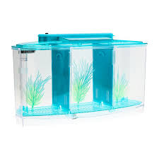 Aquarium Triple Betta Tank With Led Lights Betta Fish Tank Betta Fish Care Betta Tank