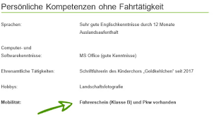 Aktueller maler tarif mindestlohn gillt ab 1. Fuhrerschein Im Lebenslauf Was Muss Ich Beachten
