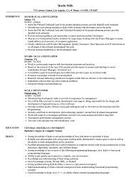 scala developer resume samples velvet