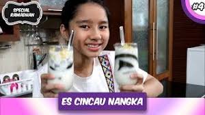 Campur semua bahan saus merah es cincau nangka lalu masak dengan menggunakan api sedang hingga gula meleleh. Es Cincau Nangka Seger Banget Naya Masak Masak 4 Youtube