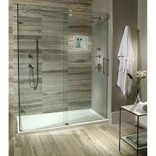 W alcove shower pan base with center drain in high gloss white the classic 400 34 in. Mti Mtsb Ss4832hd Shower Base 48 X 32 White Free Shipping Modern Bathroom