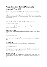 Check spelling or type a new query. Pengertian Dan Definisi Wirausaha Menurut Para Ahli