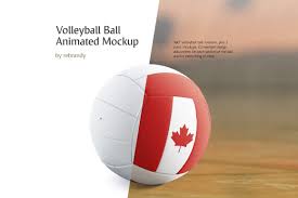 User experience design course with adobe xd course. Volleyball Ball Animated Mockup In Product Mockups On Yellow Images Creative Store