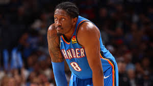 Jalen Williams of the Oklahoma City Thunder being helped from the court after a leg injury