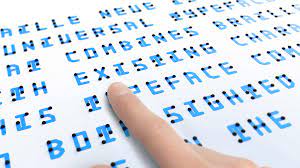 1 digitales wörterbuch der deutschen sprache „blindenschrift. Fur Alle Lesbare Blindenschrift
