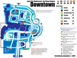 Lego City Undercover The Chase Begins 3ds Downtown Map By Zenwaznez Lego City Undercover Lego City Lego