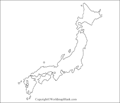 From simple political maps to detailed map of japan. Printable Blank Japan Map Outline Transparent Png Map