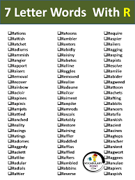 The big &aposr&apos word is in all the headlines these days, while economists and pundits disagree over whether we&aposre already in a recession, on the brink, or able to avoid one. 7 Letter Words With R Vocabularypoint Com