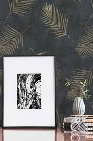 Vliestapete 0257940 Gmk Fashion For Walls Palme Schwarz Bei Hornbach Kaufen In 2020 Wandfarbe Muster Tapeten Palme Tapete
