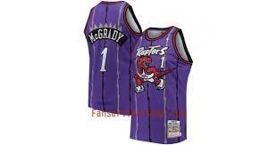 Nfl trikots bei taass.com shoppen kaufe die neuesten nfl trikots im taass.com fanshop. Nba Toronto Raptors Trikot Tracy Mcgrady 1 Hardwood Classics Lila Swingman Herren
