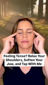 Feeling tense and not even realizing it? Let’s take a moment to tap  together and let the tension melt away., Relax your shoulders, unclench  your jaw, and take a deep breath. This gentle tapping ...