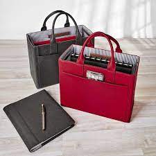 Maybe you would like to learn more about one of these? Levenger Prestige Portable File Tote