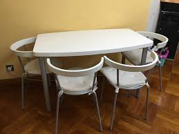 Used marble top dining table and 6x chairs ( 6 brown bonded leather upholstered seats). Used Dining Table And Chairs For Sale Secondhand Hk