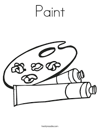 More than 5.000 printable coloring sheets. Paint Coloring Page Twisty Noodle