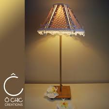 Abat Jour O Chic Couture Dentelles Et Satin Idees Pour La Maison Abat Jour Lamp