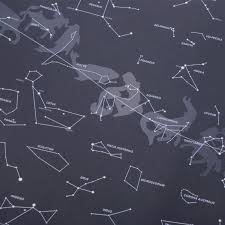 us 6 77 15 off new arrival about night sky constellations star map glow in the darkness zodiac chart poster for home decoration 62x43cm in wall