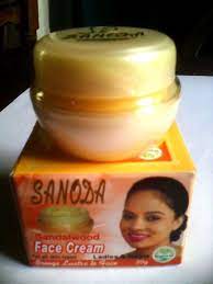 Sanoda Herbal Sandal Face Cream 20g Shining Golden Skin With Sun Protection Leuchtende Haut Haut