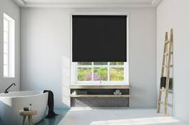 After the shower simply let the curtain dry fully and roll. Black Blackout Roller Blind Waterproof Vinyl Unbeatable Blinds