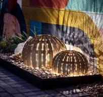 Night Lights | Metal Landscape Accents | Desert Steel