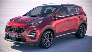 3d Sportage Kia 2019 Model Turbosquid 1314192 Kia Sportage Kia Sportage
