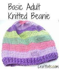 Basic Adults Knitted Beanie Knit Beanie Pattern Knitting Patterns Free Hats Beanie Knitting Patterns Free