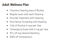 What is routine dental care insurance. Wecare Dental Wellness Plan