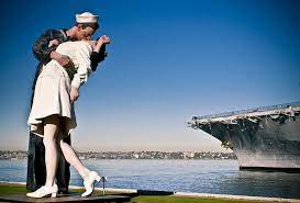 Navy kissing statue san diego. Kissing Sailor By Greg Swift Sailor Forest Firefighter America