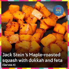 Steph S Packed Lunch On Instagram Jacksteinchef S Maple Roasted Squash With Dukkah And Feta Packedlunchc4 Tasty Vegetarian Recipes Feta Roasted Squash