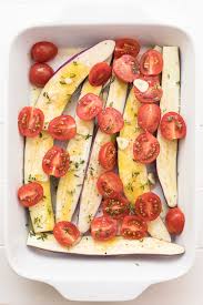Italienische Mini Auberginen Mit Cherry Tomaten Rezept Elle Republic