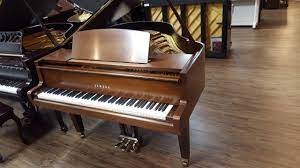 Beautiful Walnut Yamaha Baby Grand Piano Professional Delivery Included Orem Location Piano Gallery