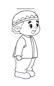 Kumpulan mewarnai gambar sketsa kartun anak muslimah 1. Gambar Kartun Anak Anak Muslim Dan Muslimah Gambar Gokil