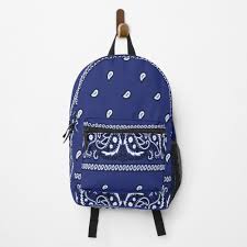 Crips rep blue and certain sets have other colors: Bandana New Royal Blue Backpack By Mblack100 In 2021 Blue Backpack Red Bandana Shoes Gang Clothes