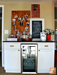 Diy Beverage Station The Home Depot Home Coffee Stations Diy Coffee Bar Diy Coffee Station