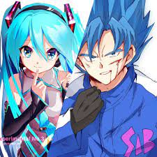 gokuxmiku personajes de dragon ball dragones fondo de pantalla de anime